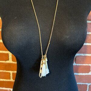 J. Crew Tassel Necklace